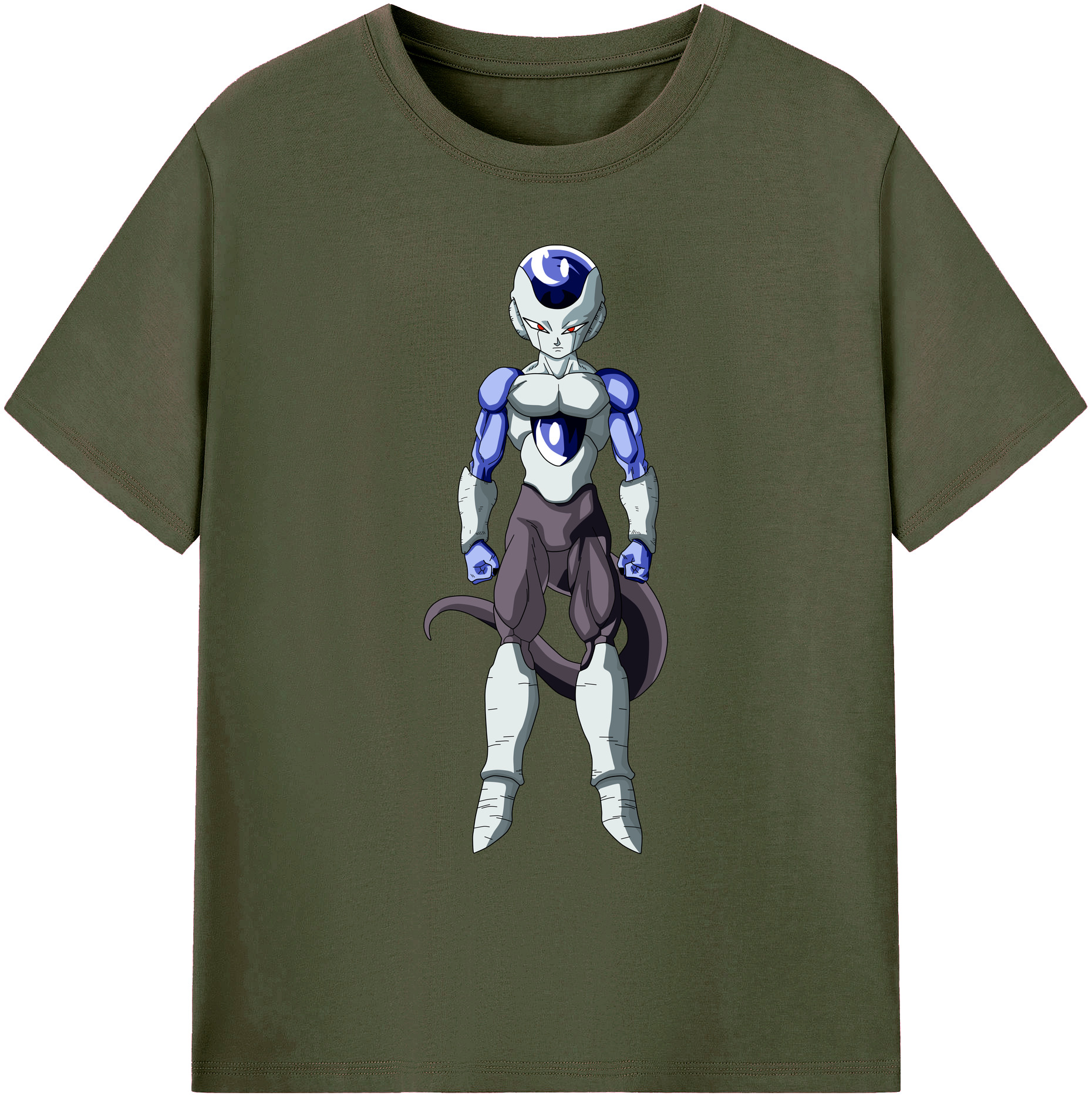 （画像用） ドラゴンボール フリーザ DRAGON BALL Frieza 綿100％ メンズ半袖Tシャツ｜肌触りやわらか＆通気性